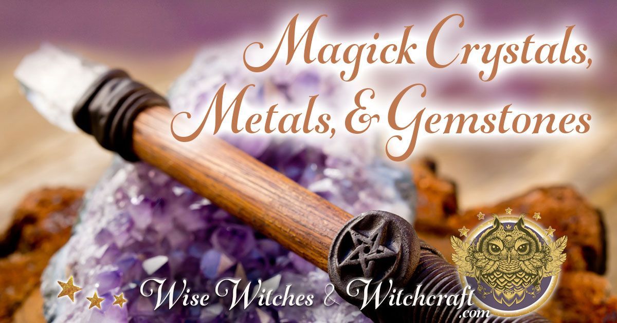 Magic Healing Crystals, Metals, & Gemstones 1080x1080