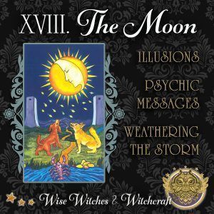 The Moon Tarot Card 600x600