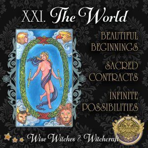 The World Tarot Card 600x600