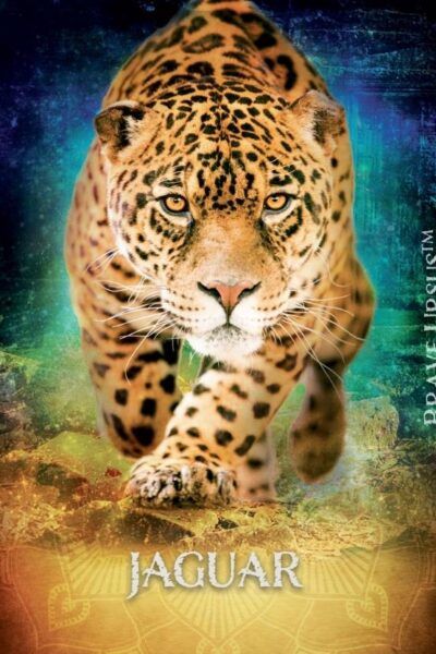 Jaguar Spirit Animal Altar & Prayer Card