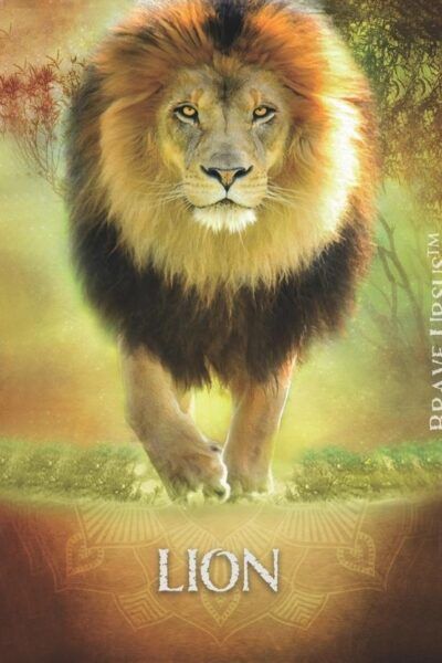 Lion Spirit Animal Altar & Prayer Card