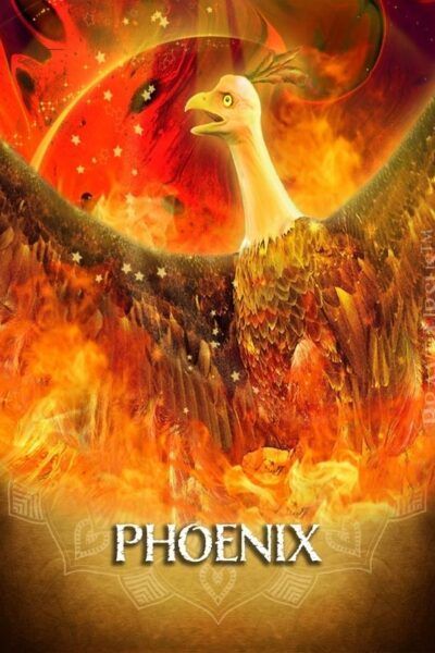 Phoenix Spirit Animal Altar & Prayer Card