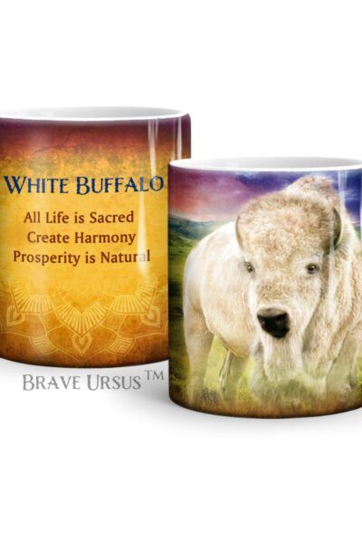White Buffalo Mug